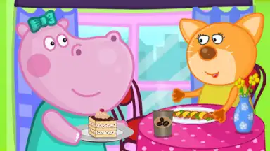 Capture d'écran de Kids Cafe with Hippo 6