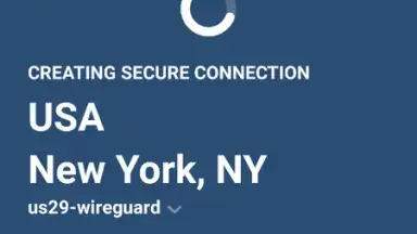 Capture d'écran de Mullvad VPN 1