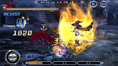 Capture d'écran de BLAZBLUE ALTERNATIVE DARKWAR 3