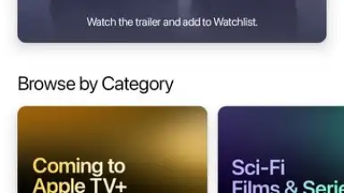 Capture d'écran de Apple TV 4