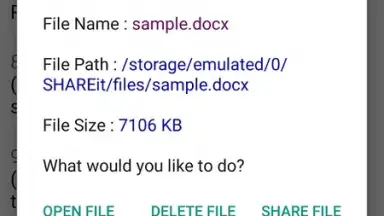 Capture d'écran de Docx Reader 9