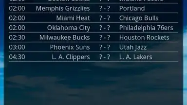 Capture d'écran de Basketball Livescore Widget 16