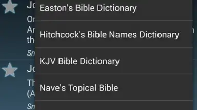 Capture d'écran de The Bible Dictionary 5
