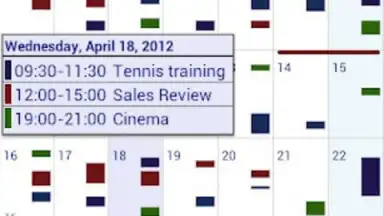 Capture d'écran de Business Calendar 1