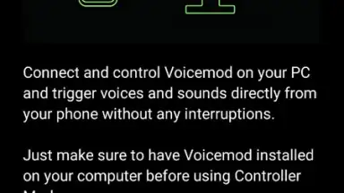 Capture d'écran de Voicemod Soundboard 9