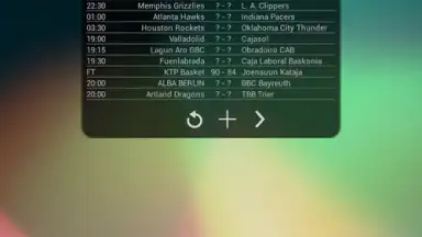 Capture d'écran de Basketball Livescore Widget 19