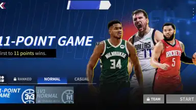 Capture d'écran de NBA Infinite 2