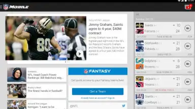 Capture d'écran de NFL Mobile 8