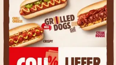 Capture d'écran de Burger King Deutschland 1