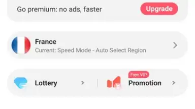 Capture d'écran de LVCHA VPN 1
