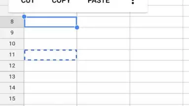 Capture d'écran de Google Sheets 5