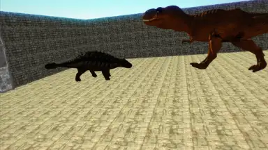 Capture d'écran de Dino Anky vs T-Rex Colloseum 4