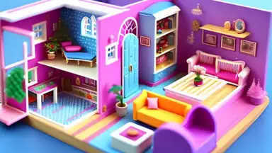 Capture d'écran de Doll House Design Doll Games 3