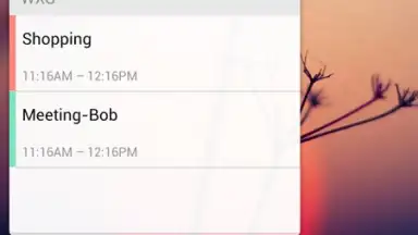 Capture d'écran de GO Calendar Widget 7