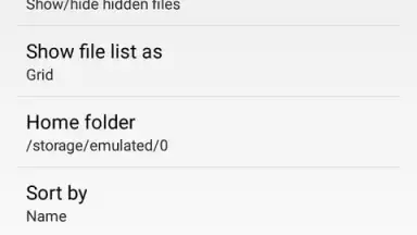 Capture d'écran de Arc File Manager 1