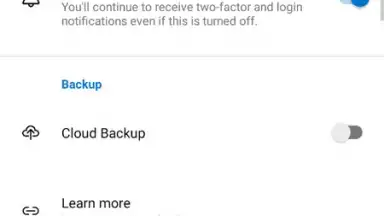 Capture d'écran de Microsoft Authenticator 11