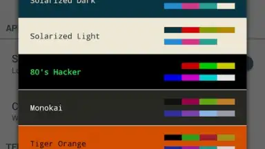 Capture d'écran de JuiceSSH 1