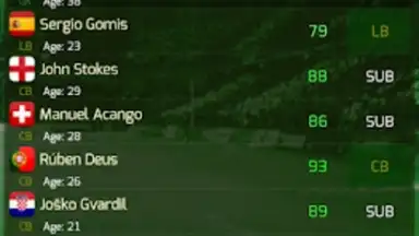 Capture d'écran de True Football 3 7