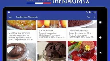 Capture d'écran de Recettes pour Thermomix 9