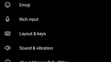 Capture d'écran de Microsoft SwiftKey Beta 2
