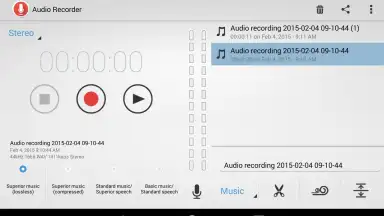 Capture d'écran de Audio Recorder 3