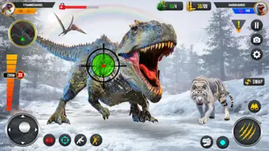 Capture d'écran de Wild Dino Hunting Jungle Games 5