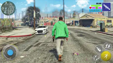 Capture d'écran de Grand Gangster: Rope hero City 4