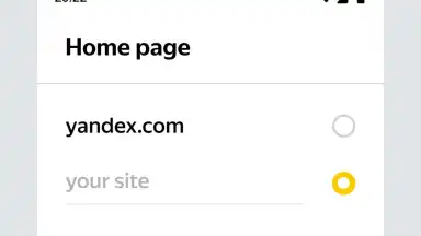 Capture d'écran de Yandex Start 4