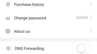 Capture d'écran de SGreen VPN 3