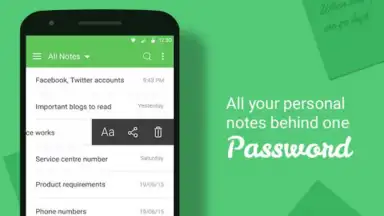 Capture d'écran de Secure Notes 9