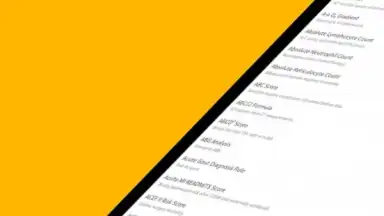 Capture d'écran de MDCalc Medical Calculator 3