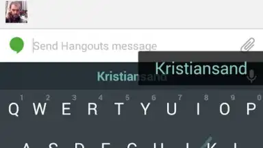 Capture d'écran de Android L Keyboard 2