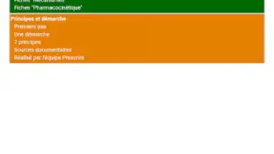 Capture d'écran de Application Prescrire 12