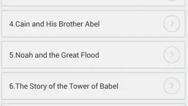 Capture d'écran de Bible Stories for Children 1