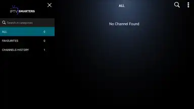 Capture d'écran de IPTV Smarters Pro 7