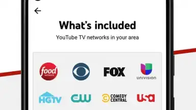 Capture d'écran de YouTube TV 2