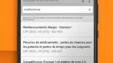 Capture d'écran de Application Prescrire 11