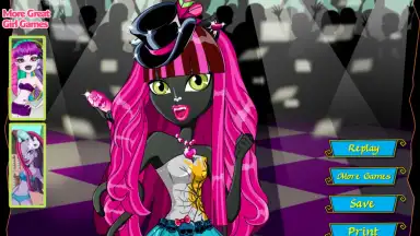 Capture d'écran de Monster Catty Noir Hair Salon 1