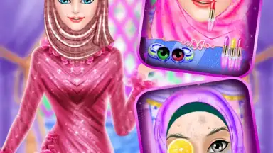 Capture d'écran de Hijab Girl Salon- Muslim Fashion Princess Makeover 2