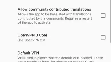 Capture d'écran de OpenVPN 12