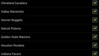 Capture d'écran de Basketball Livescore Widget 12