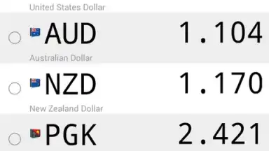 Capture d'écran de Daily Currency Rates 2