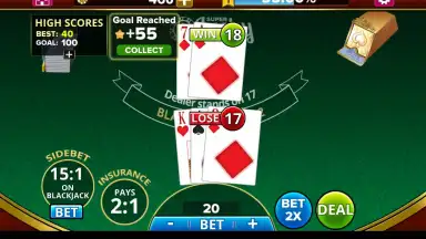Capture d'écran de BLACKJACK! 4