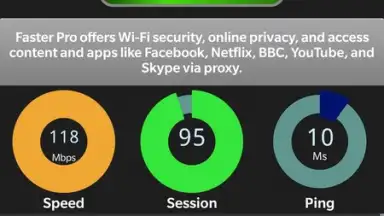 Capture d'écran de VPN-Faster Pro 7