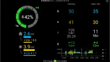 Capture d'écran de Powerwall Companion 7