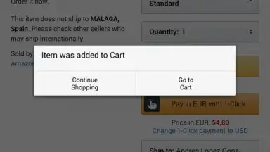 Capture d'écran de Amazon for Tablets 1
