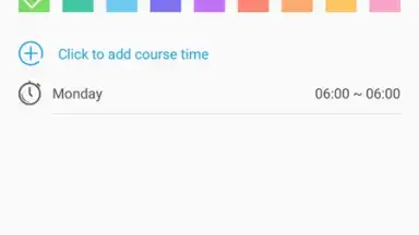 Capture d'écran de Class Schedule 7