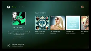 Capture d'écran de Spotify for Android TV 7