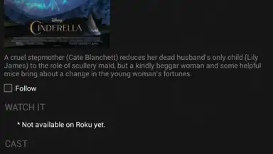 Capture d'écran de Roku 5