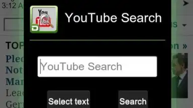 Capture d'écran de YouTube Search 1